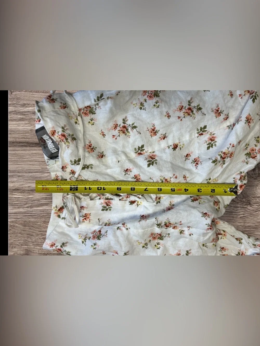 Creed Lace-Up Floral-Print Linen Pants SZ 4